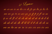 Christmas Calligraphy, a Script Font by Letterara (Thumbnail 11 of 15)