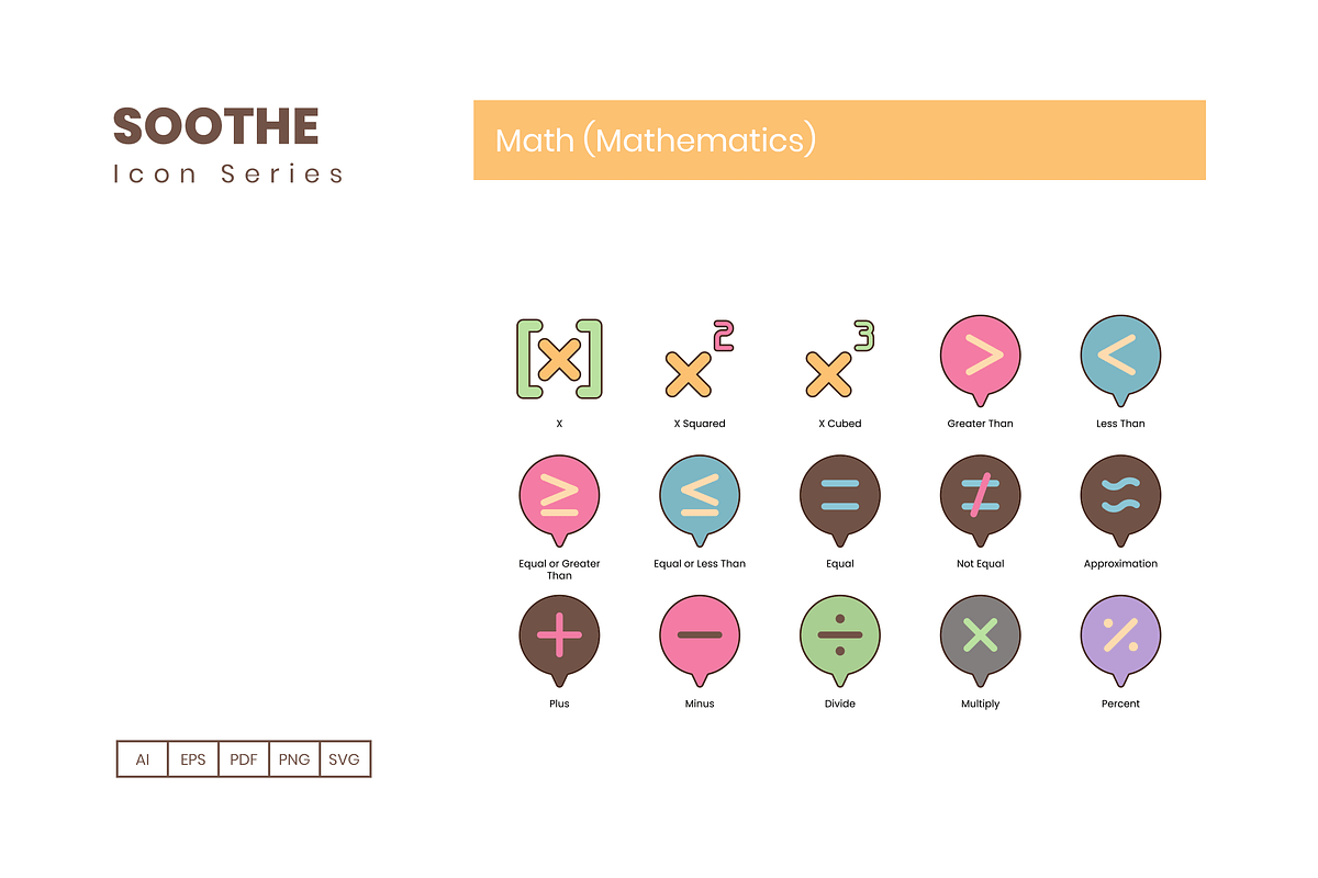 85 Math (Mathematics) Icons - Soothe, an Icon by Flat Icons (Photo 7 of 10)