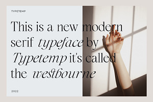 Westbourne - Modern Serif Typeface