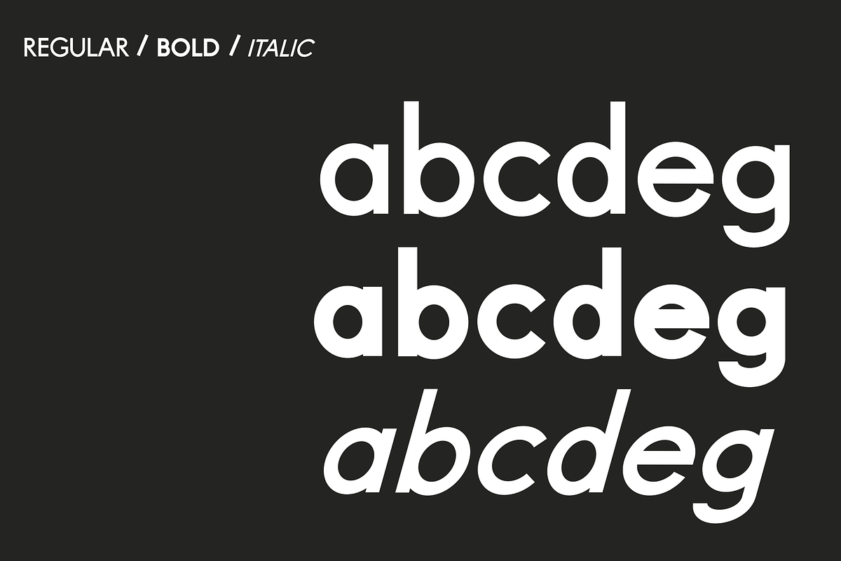 Burgela Simple Sans Font preview 2
