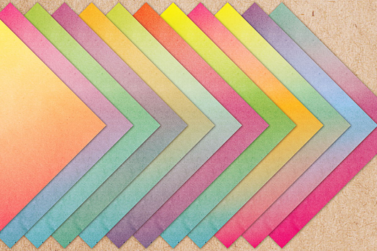 Gradient Paper Texture 12 Set preview 2