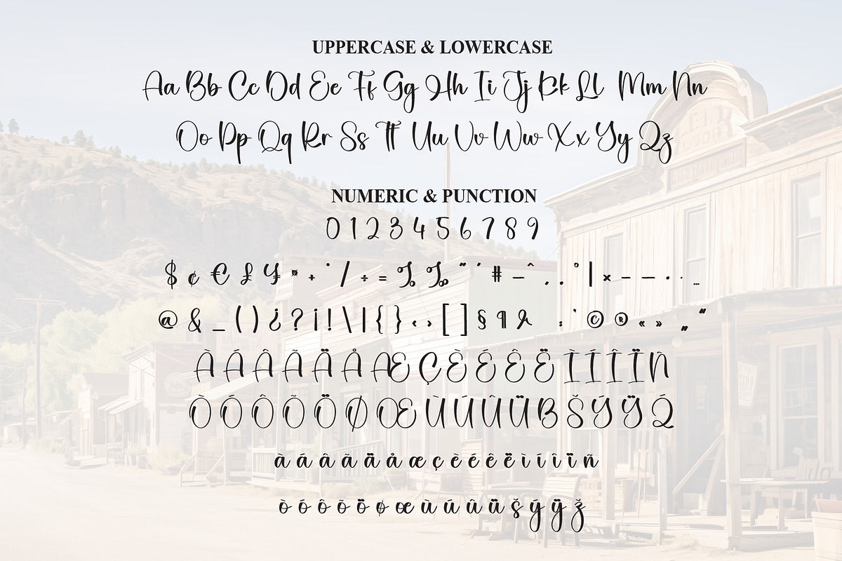 Weastern | Script Font, a Handwritten Font by Scratchones (Photo 7 of 8)