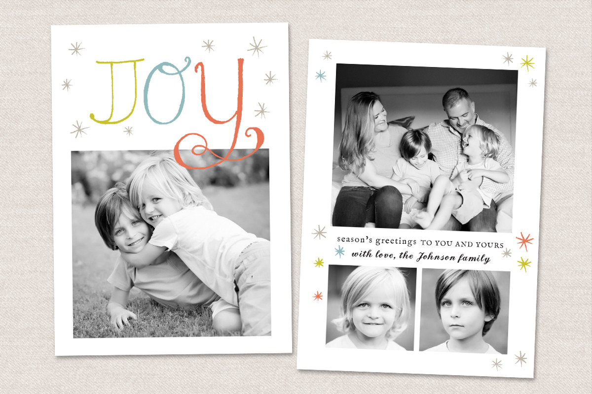 Christmas Card Template CC021, a Card Template by OtoStudio (Photo 2 of 2)