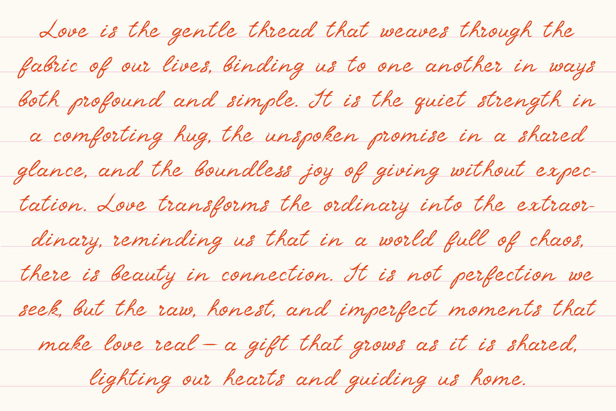 Romantic Handwritten Script Font, a Handwritten Font by Ayya Studio (Photo 9 of 11)