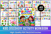 Kids Discovery Activity Workbook Kdp, a Stationery Template by Mustafiz (Thumbnail 1 of 5)