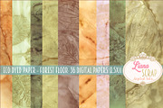 36 ECO Dyed paper - Forest Floor, a Texture Graphic by LianaScrap (Thumbnail 1 of 19)