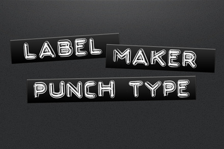 Label Maker Punch Type