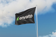 Flag Mockup, an Advertising Mockup by Pexelcorner (Thumbnail 2 of 5)