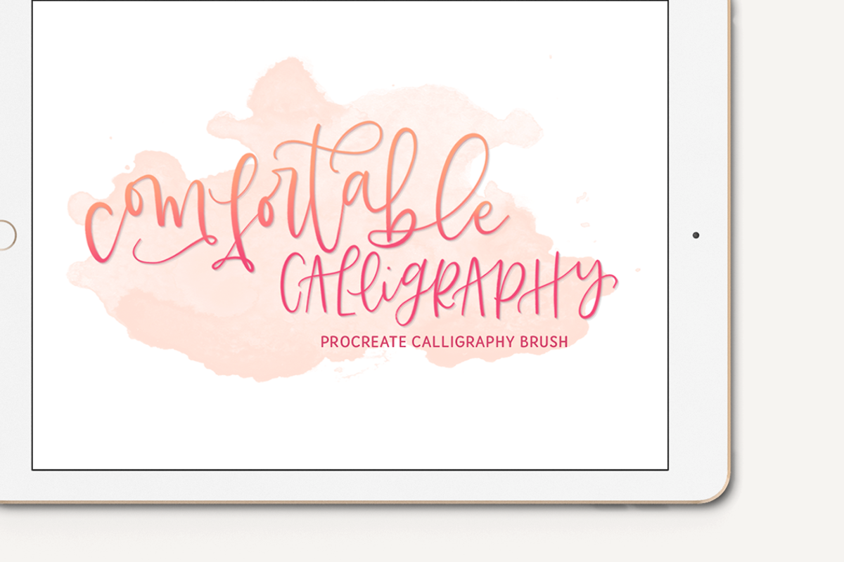 Comfortable Calligraphy Procreate