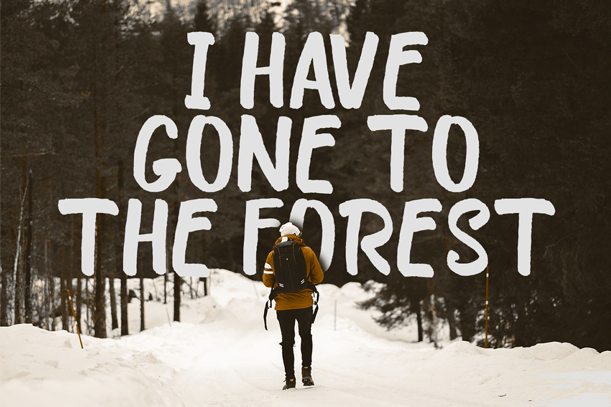 Bosk - Free Brush Font preview 6