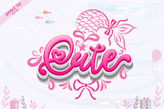 Mermaid Christmas Font, a Handwritten Font by Nobu Collections (Thumbnail 3 of 6)
