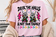 Deck The Halls Not Your Family PNG, a Seasonal Illustration by Rose Art (Thumbnail 3 of 4)