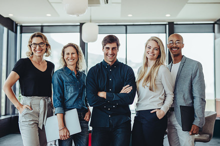 Successful business team containing boardroom, business, and businessman, a Person Photo by Jacob Lund