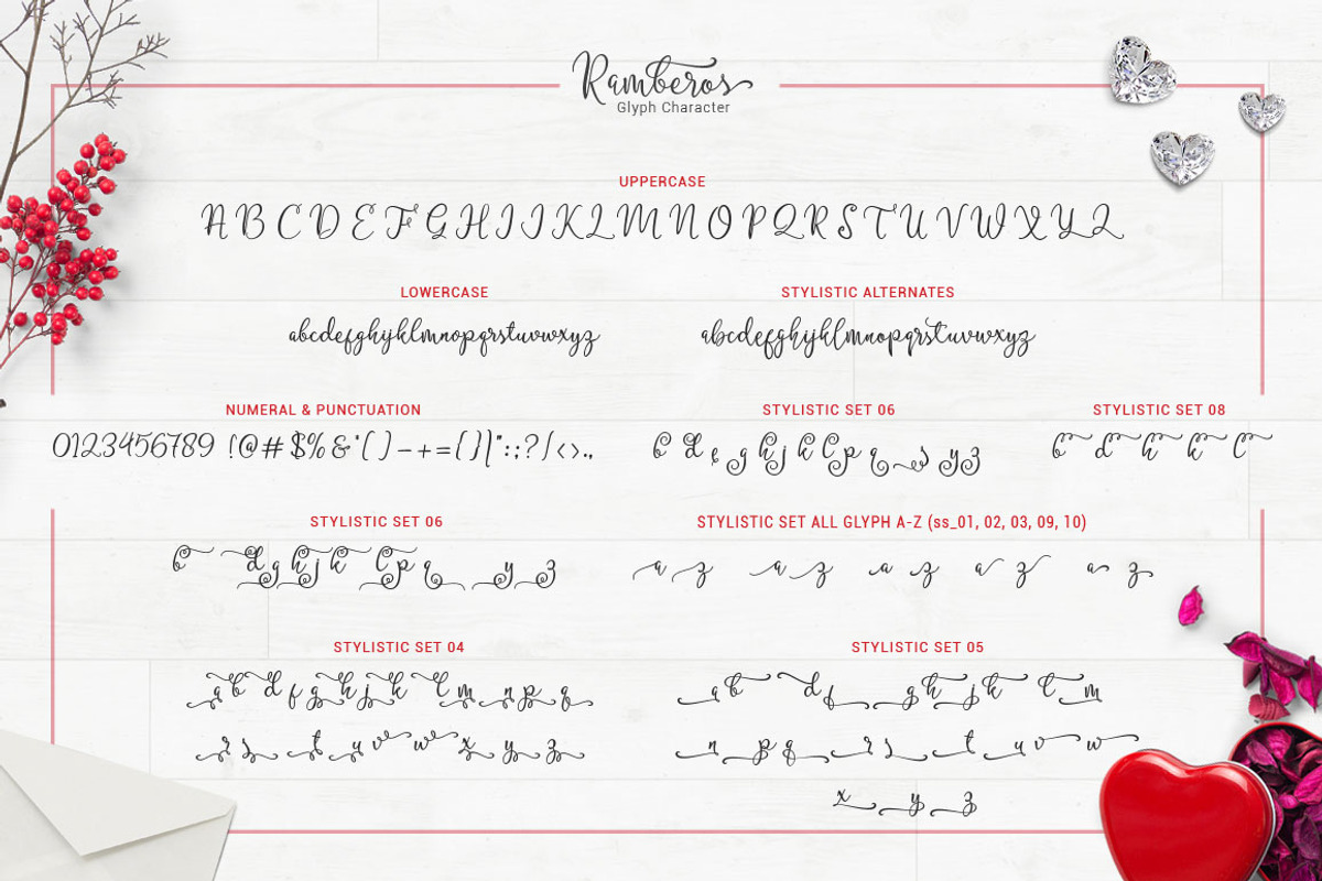 Ramberos Typeface, a Script Font by banks (Photo 14 of 14)
