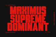 MAGNIFICIENT! HEADLINE FONT!, a Sans Serif Font by deadlock studio (Thumbnail 8 of 9)