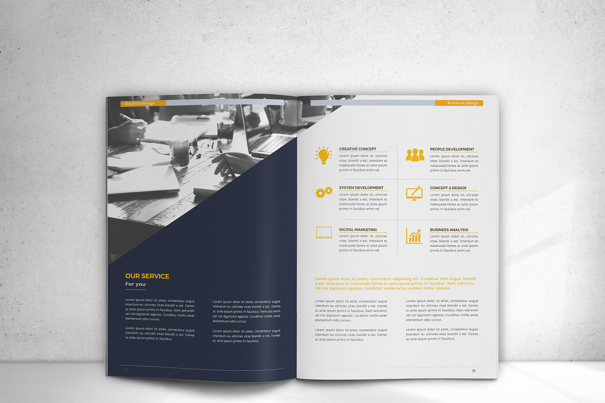 Annual Report, a Brochure Template by design_pick (Photo 10 of 17)