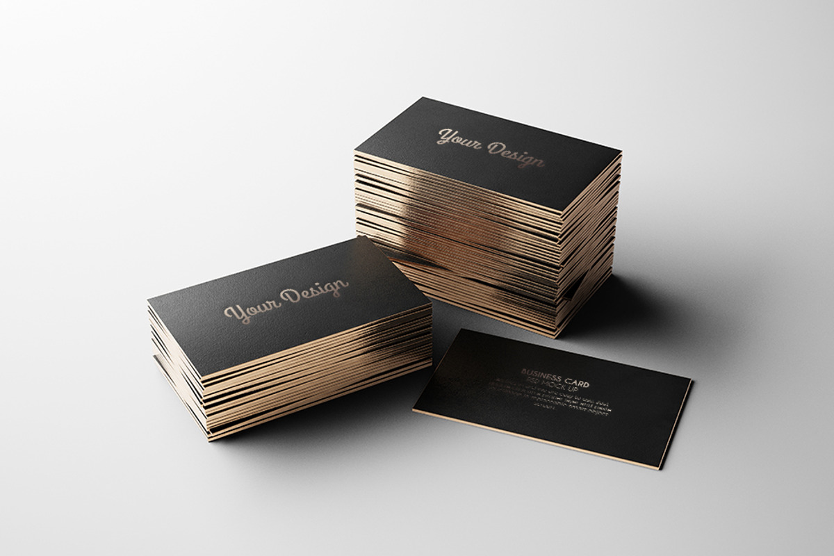 Business cards. 7 PSD mockups, a Print Template by Egor Shkolnikov (Photo 6 of 7)