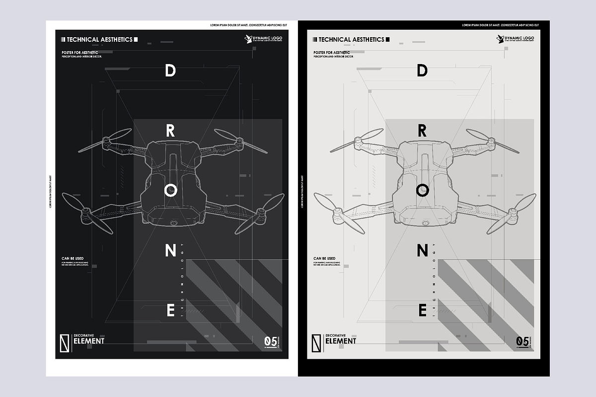 Abstract futuristic posters, a Technology Illustration by Andrew_Derr (Photo 1 of 6)