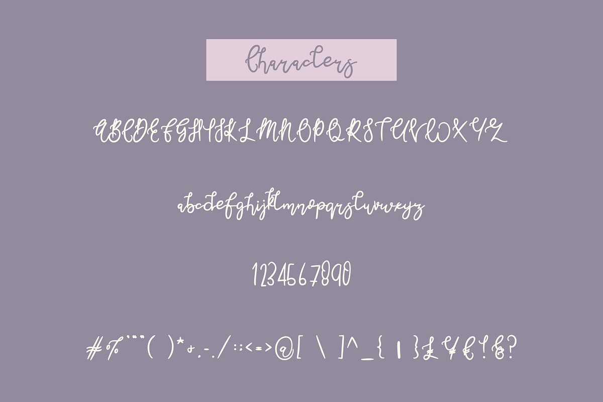 Marshmallow Snowfall Script Font, a Script Font by Dancing with Ink (Photo 20 of 20)