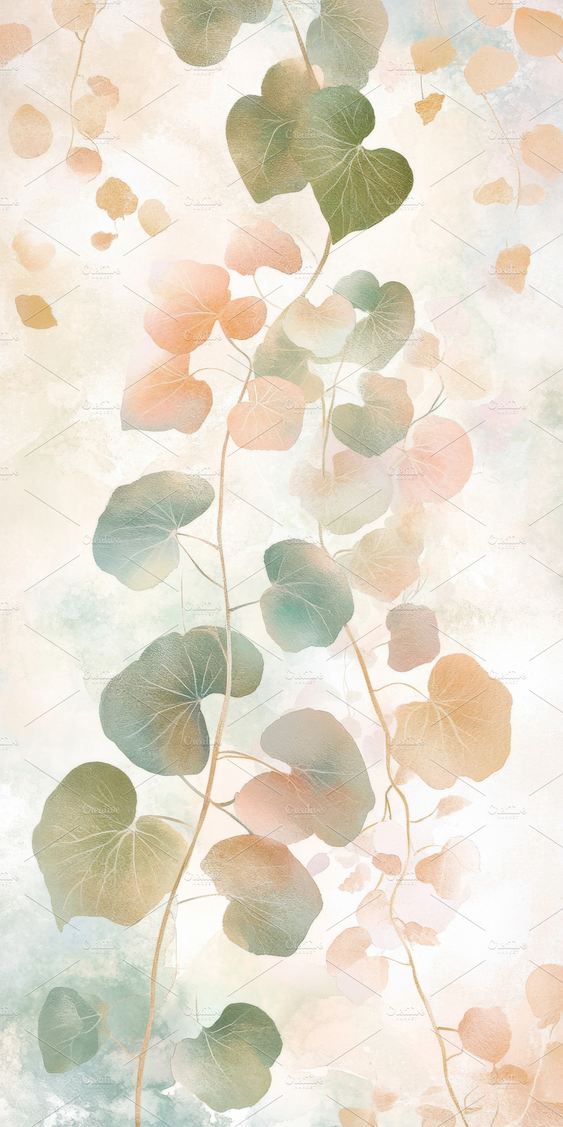Delicate floral pattern suitable for natural background, a Photo by Dvoevnore photos