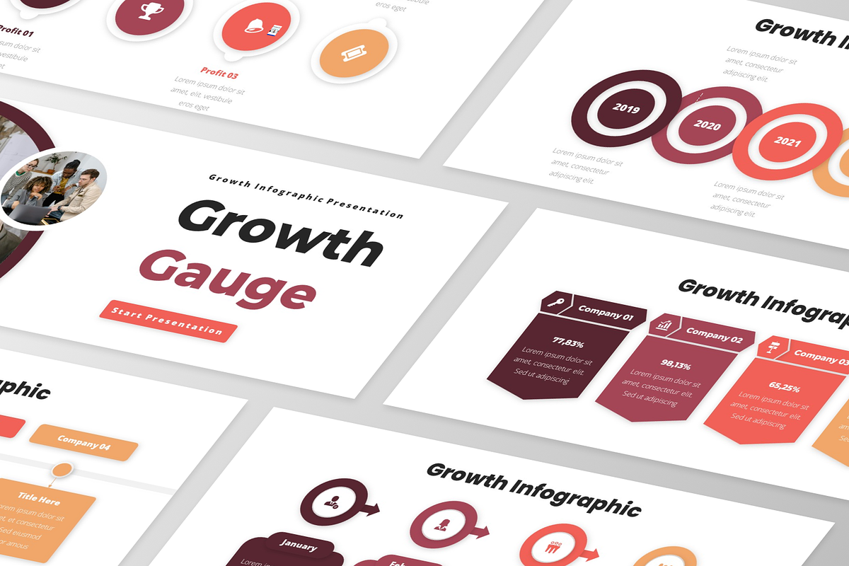 GrowthGauge - Growth Infographic Pow, a Presentation Template by GraphauseProject (Photo 6 of 6)