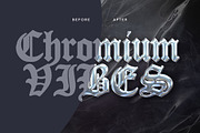 Chromium Vibes Text Effects, a Layer Style Add-On by Andrew Skoch Design (Thumbnail 7 of 7)