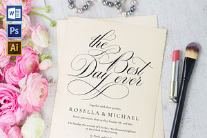 Invitation Template SHR436