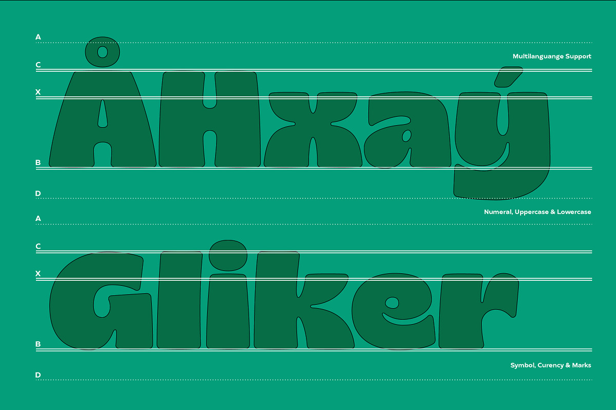 Gliker font download fontzander