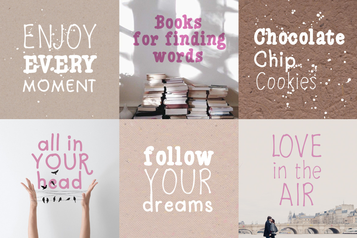 Macchiato [3 Fonts], a Sans Serif Font by Creamy Script (Photo 3 of 5)