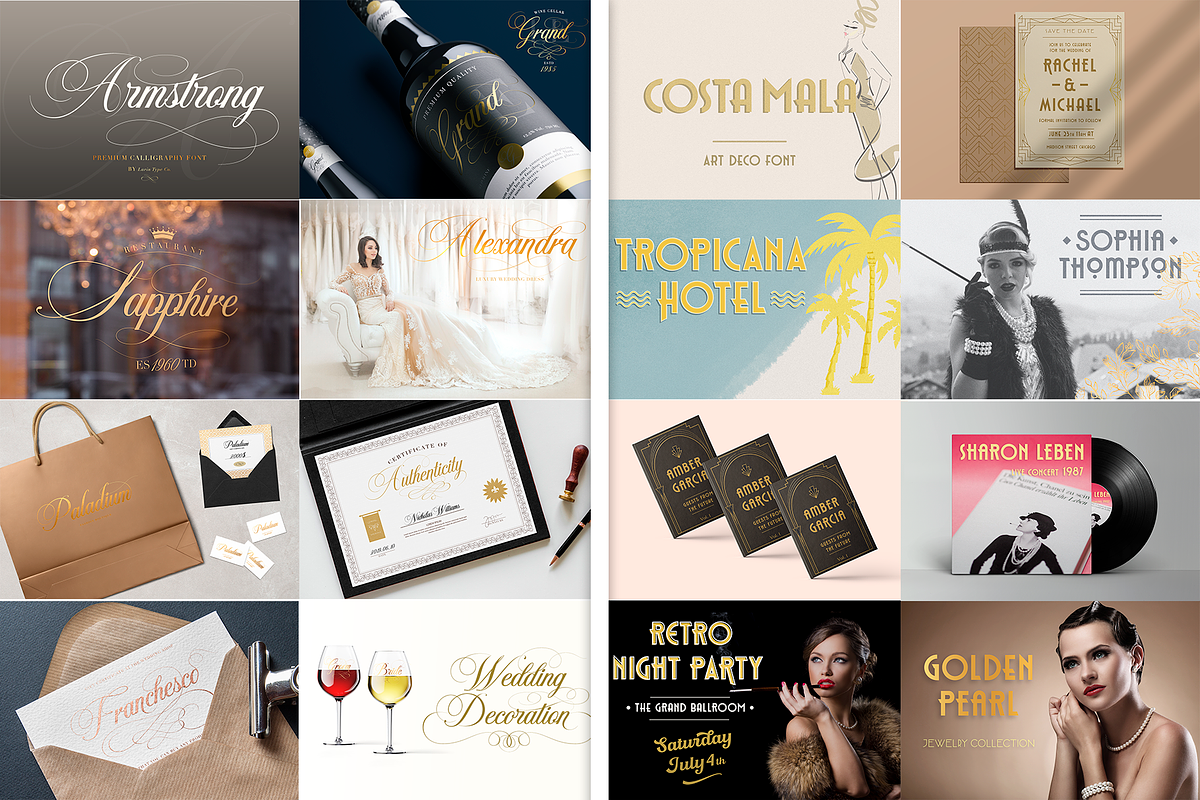 Modern Font Bundle, a Sans Serif Font by Larin Type Co. (Photo 14 of 32)