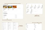 Kitchen hub - Notion template, an App Template by Iasan Design (Thumbnail 7 of 11)