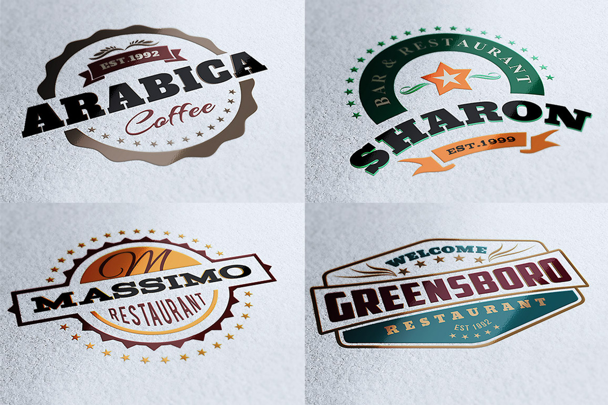 10 Retro Signs or Banners