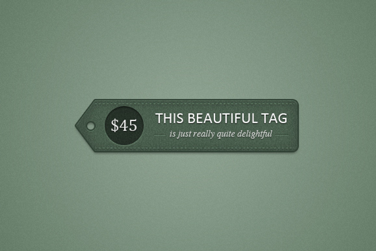 Detailed Price Tag, a Templates & Theme by Creative VIP