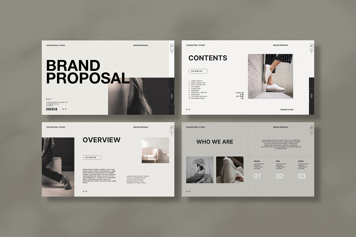Brand Proposal Template, a Presentation Template by GoldenPixelStudio (Photo 2 of 10)