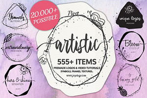 Artistic Logo Branding Toolkit Piva