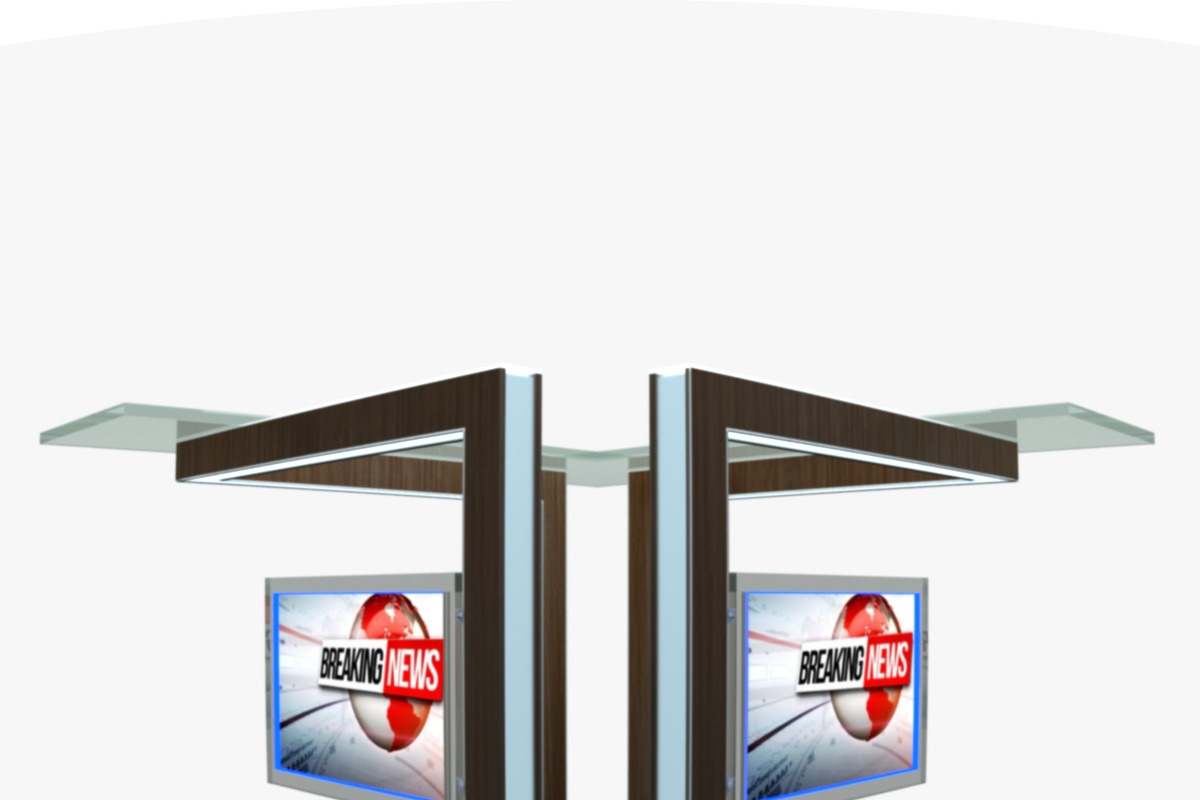 TV Studio Desk Collection (12 PCS), a Furniture 3D Model by akerStudio (Photo 48 of 153)