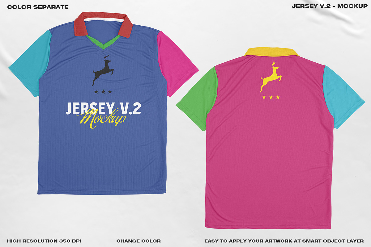 Jersey V.2 - Mockup, a Shirt Mockup by DaldSgh (Photo 8 of 14)