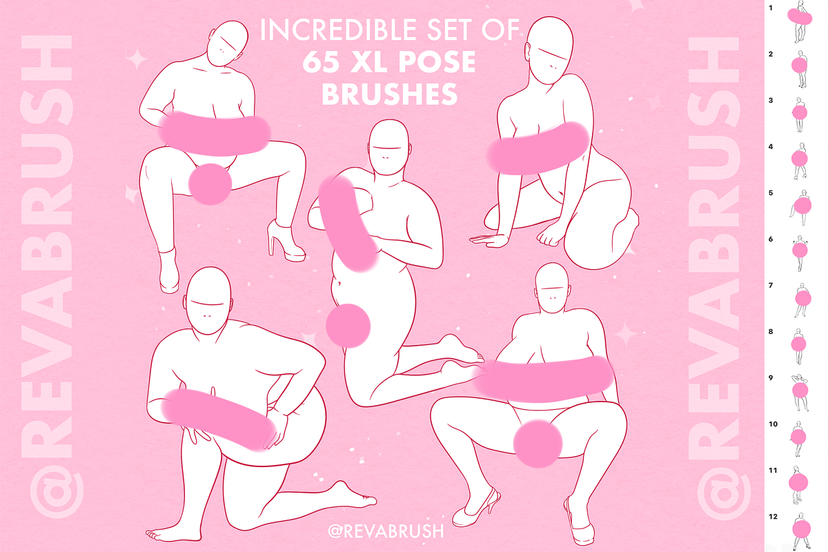Procreate Adult NSFW Mature brushes, a Brush Add-On by Revabrush (Photo 3 of 5)