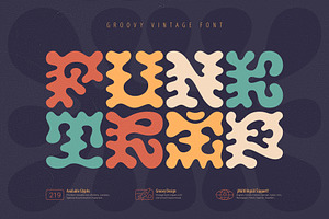 Funk Trip - Groovy Font