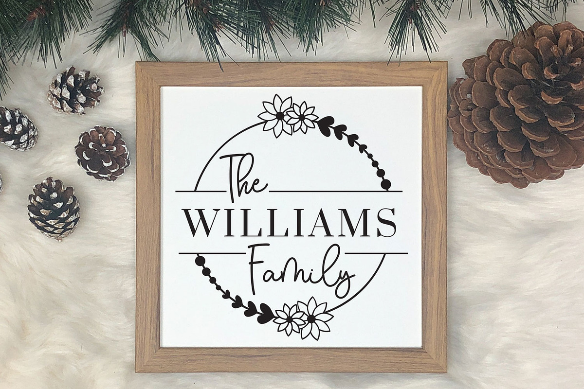 Family monogram SVG Bundle, an Object Graphic by Dasagani (Photo 8 of 8)