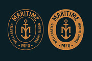 Maritime MFG - A Spur Serif Typeface, a Serif Font by Hustle Supply Co. (Thumbnail 5 of 8)