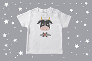 Christmas Cow face svg clipart, an Object Graphic by KupalinaArt (Thumbnail 5 of 6)