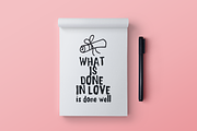 Mrs Maillias Duo Font & Doodles, a Script Font by duka (Thumbnail 7 of 7)