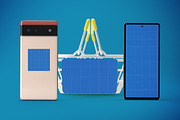 Pixel 6 Shopping Mockup, an Android Mockup by Qaleb Studio (Thumbnail 9 of 13)