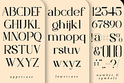 Herva - Decorative Elegant Serif, a Serif Font by Pandeka Studio (Thumbnail 11 of 12)