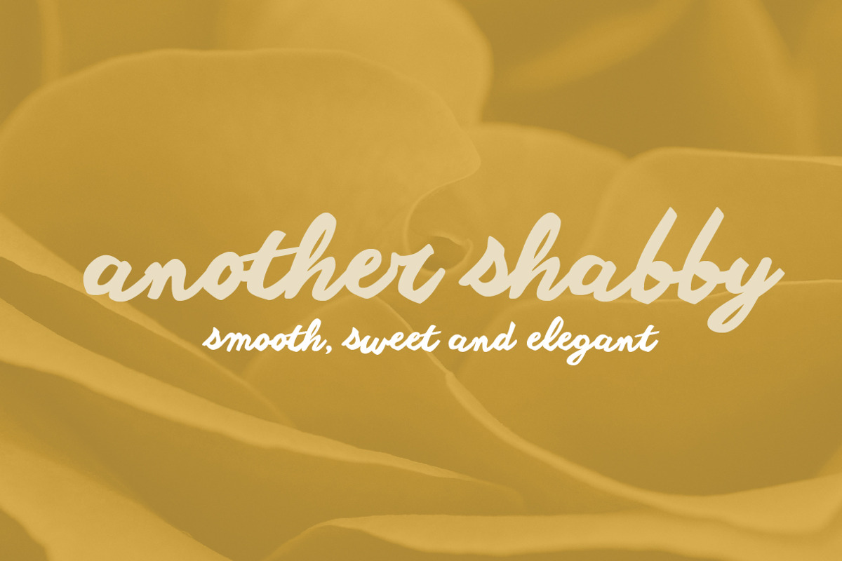 Another Shabby - 5 fonts