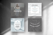 Wellness Quote Instagram Templates, a Social Media Template by DigiPax (Thumbnail 4 of 11)