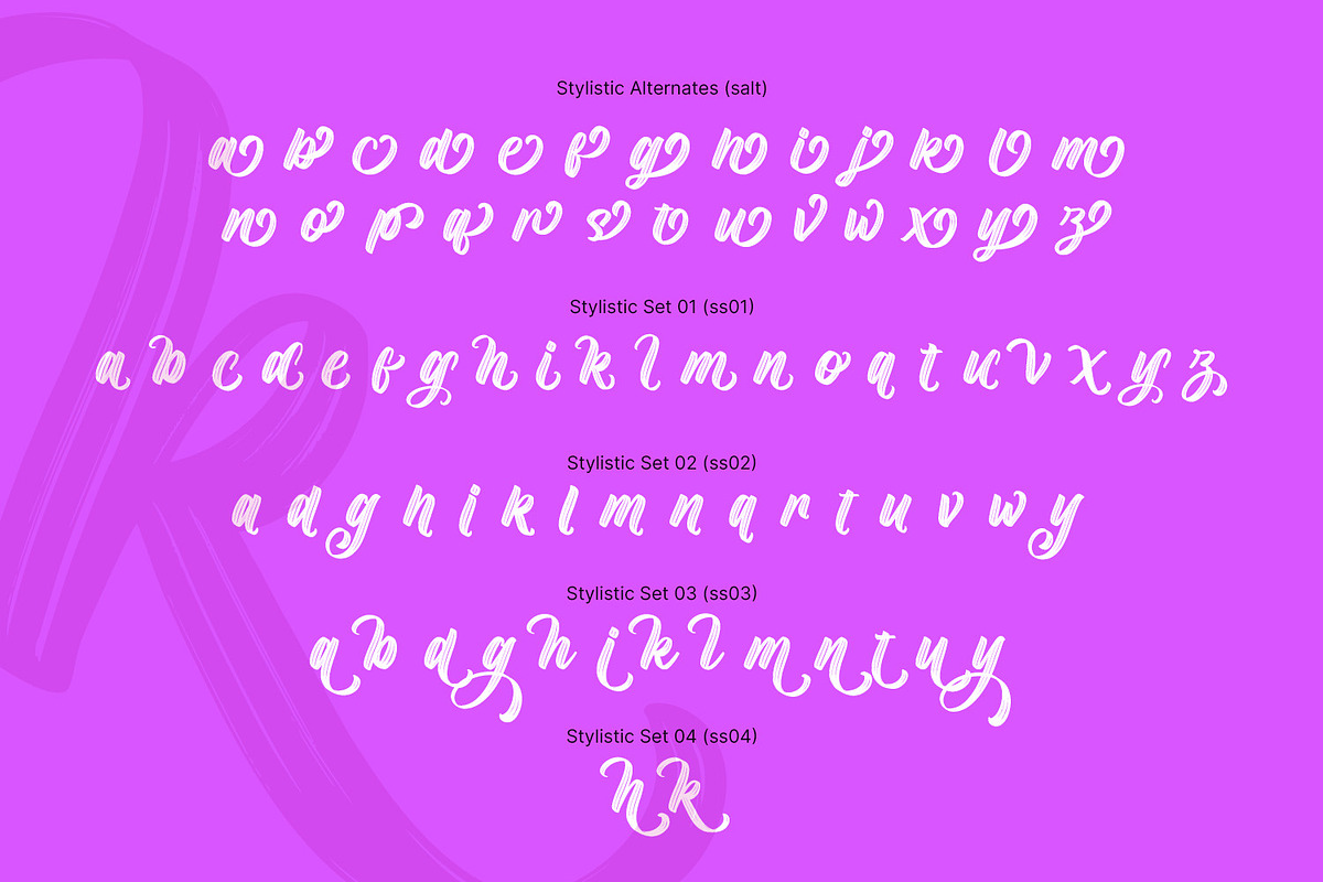 Brightora, a Script Font by Nathatype (Photo 9 of 15)