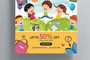 Back To School Flyer Template Design, a Flyer Template by MightyDesign (Thumbnail 3 of 8)