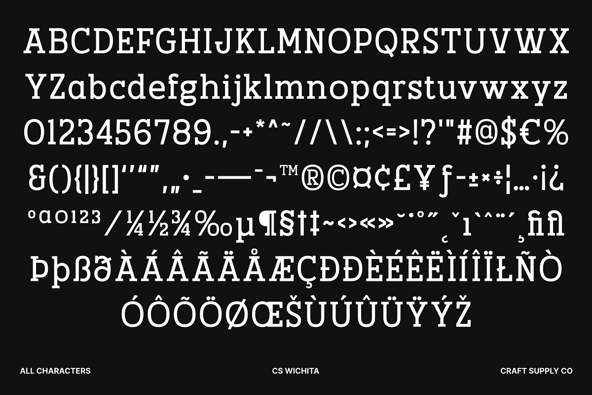 CS Wichita – Slab Serif Font, a Slab Serif Font by Craft Supply Co. (Photo 8 of 8)
